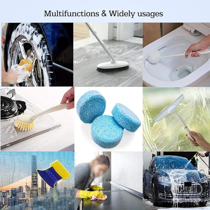 car cleaning tablet, Car Wiper Tablet Pack of 10
