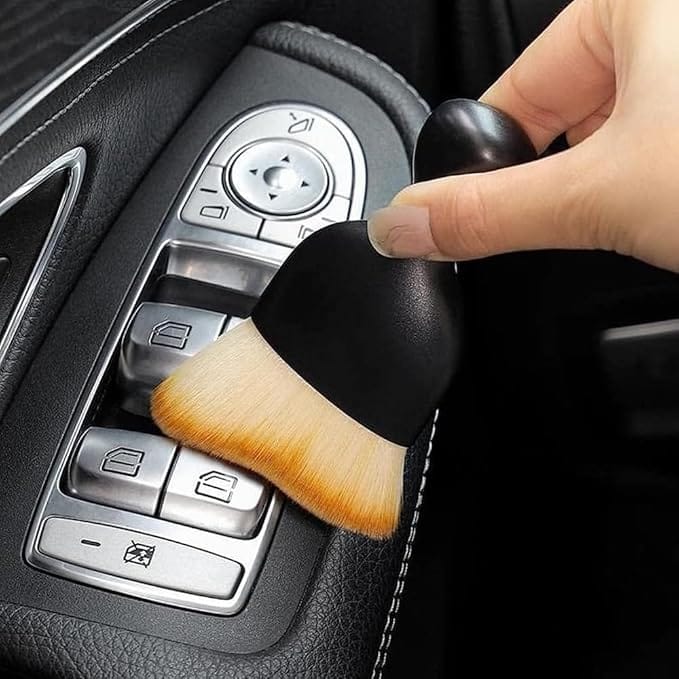 Car Dust Removal Mini Brush,Car Interior Dust Remover Brush