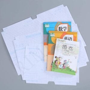 Transparent Paper Sticker Book Cover Film Clear Matte for Craft 30Pcs