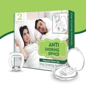 Anti Snoring Device Silicone Nose Clip Professional Relieve Snore Mini Comfortable Sleep Sleeping Aid Devices for Ease Breathing Men Women