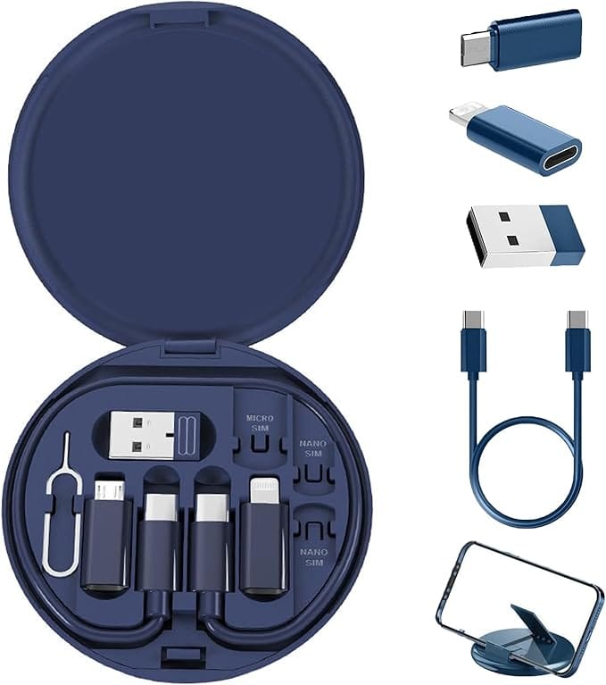 All in One 60W USB Fast Charging Travel Data Cable Set