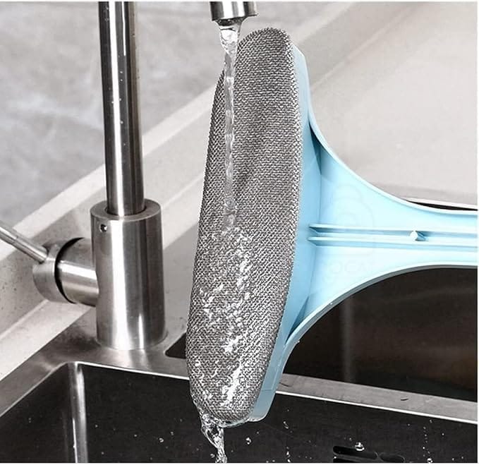 2 in 1 Mesh Cleaning Brush Extended Handle Window Cleaning Brush