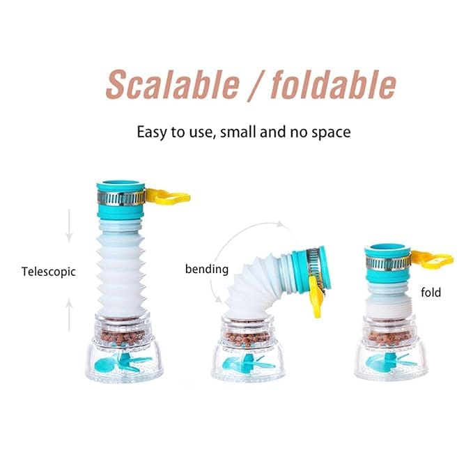 360 degree Water Fauset, Home Kitchen Water Tap Filter Water Saver Faucet,Faucet Water Tap