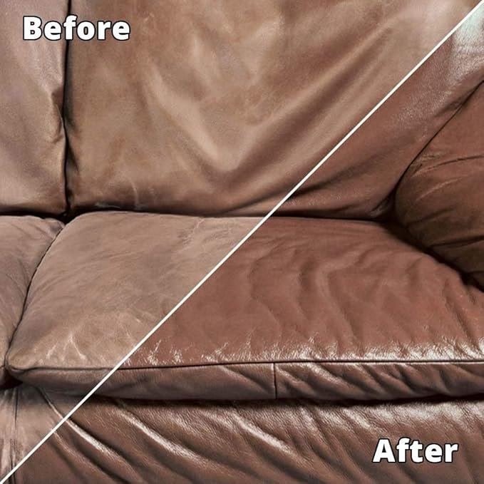 Leather Polish, Cleaner and Conditioner for Leather Furniture, Sofa, Car Seats, Jacket, Bags, Belt for All Leather Polish Restorer Protectant Long Lasting Shine 100ML (1)