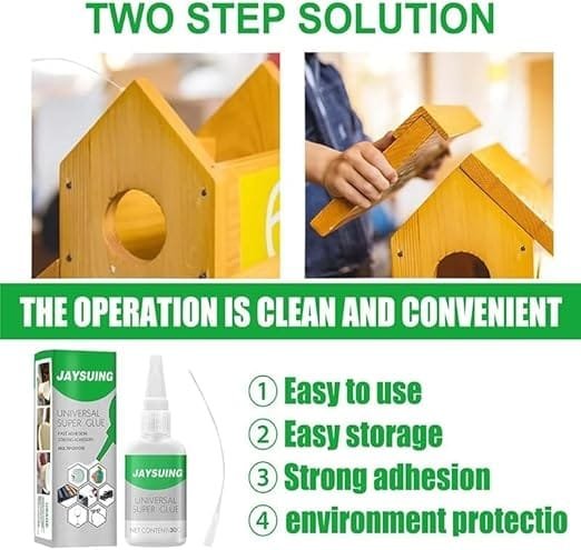 Welding High-Strength Oily Glue,Universal Super Glue,Wood Glue for Furniture,Apply to Super