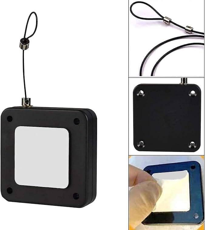 Automatic Sensor Door Closer, Residential Commercial Auto Door Closer, Self Closing Door with Steel Wire Drawstring and Easy Installation, Door Closer for Indoor Outdoor