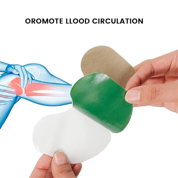 Herbal Knee Plaster Sticker Pain Relief and Inflammation Patches Joint Knee Relief Patches Kit Natural Wormwood Extract Sticker Knee Pain Relief Patches For Men Women