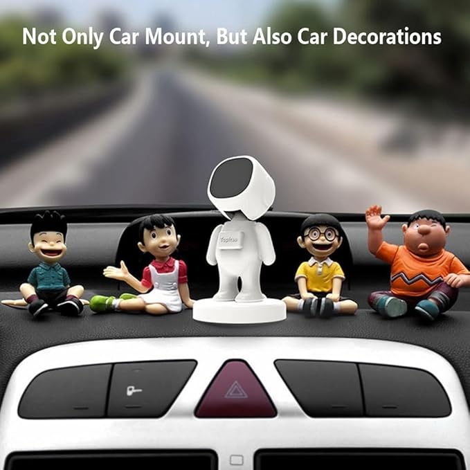Car Mounts and Magnetic Phone Holder for Astronaut Shaped Strong Magnetic Attraction 360 Degree Rotating Car Phone Mount