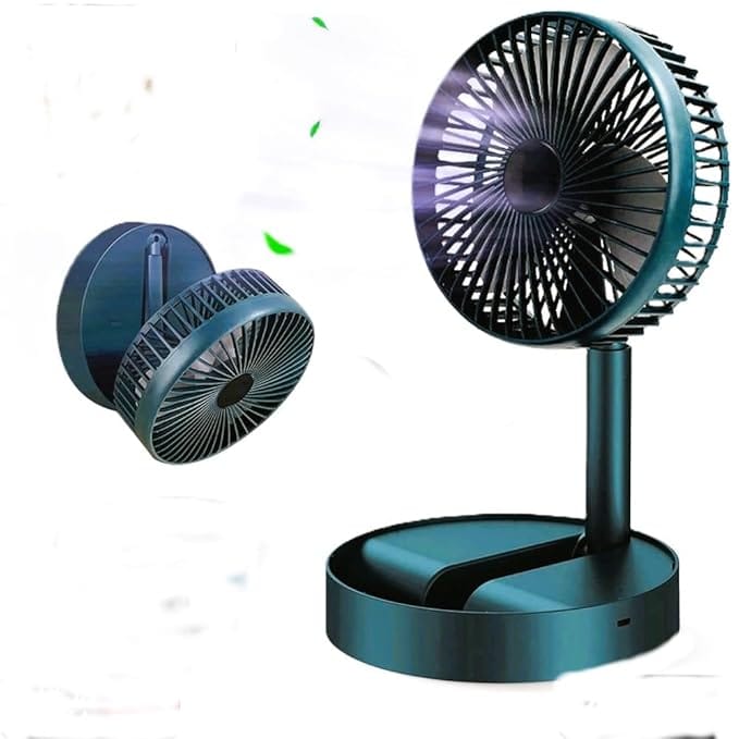Mini Portable Foldable Small Fan Green