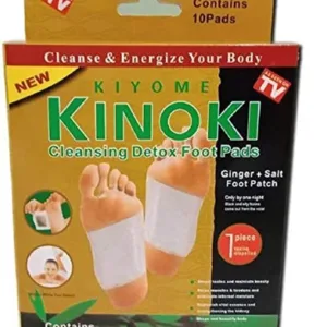 KINOKI Toxins Remover Detox Foot Patches Adhesive Pads Kit Natural Unwanted Toxins Remover