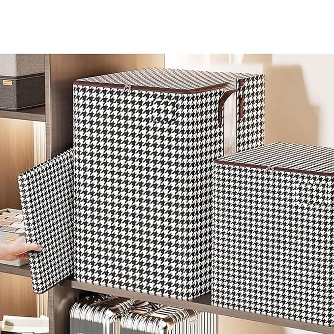 180L Non-Woven quilt Large Foldable Storage Bag Organizer Clothes Storage Container for Blanket Comforter Saree Toys Clothing Bedding