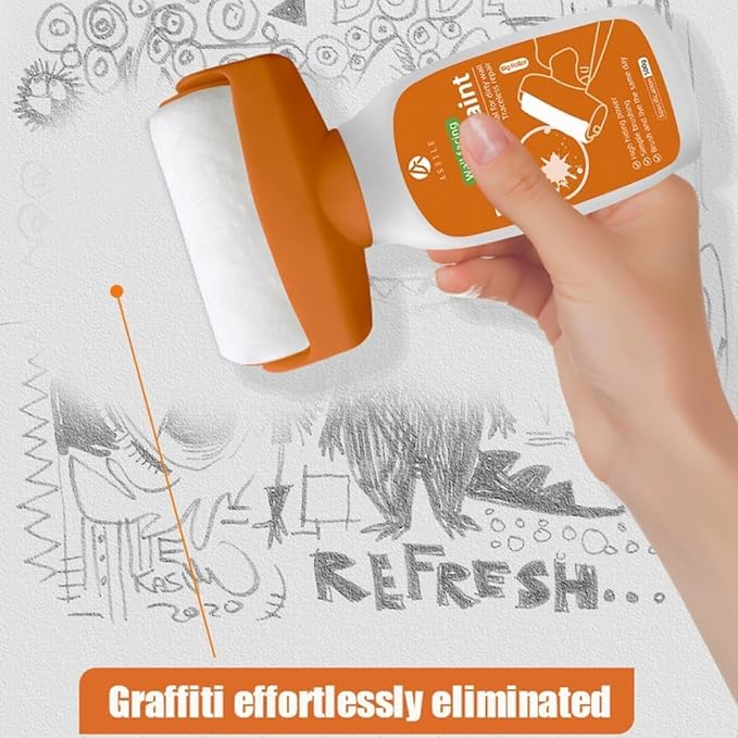 Wall Repair Roller Paint Household Supply Cleaning Tool Water Based Latex DIY Renovation with Roller