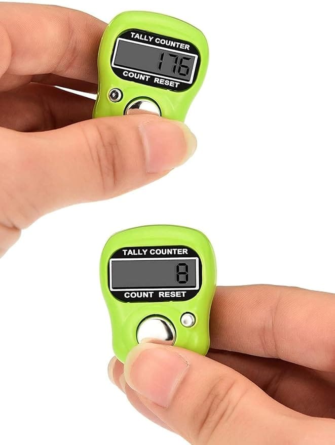 Manual Hand Finger Counting Machine Digital Head Electronic Tally Counter for Cricket Umpire(pack of 1)