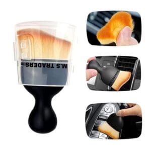 Car Dust Removal Mini Brush,Car Interior Dust Remover Brush
