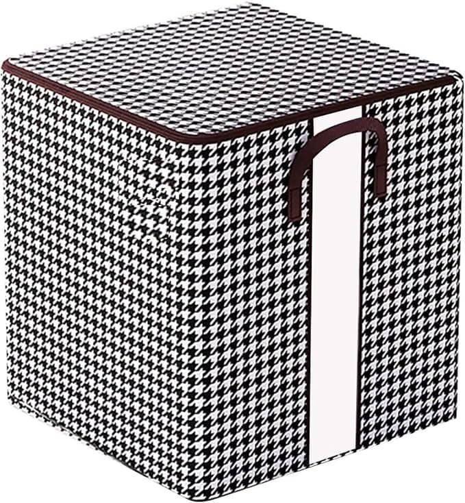 180L Non-Woven quilt Large Foldable Storage Bag Organizer Clothes Storage Container for Blanket Comforter Saree Toys Clothing Bedding