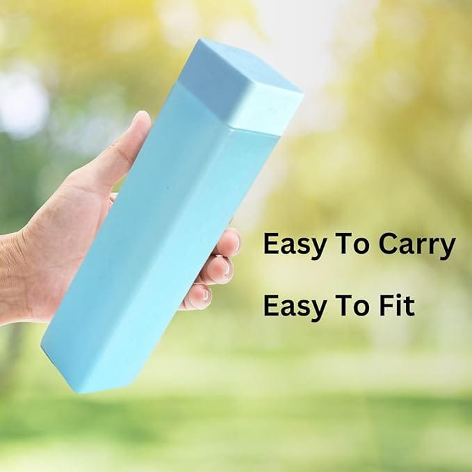 Frosty Plastic Water Bottle 1 Litre | Water Bottle Set of 6 | Premium Water Bottle for office | Water Bottle for Home | Kitchen | Travel Bottle