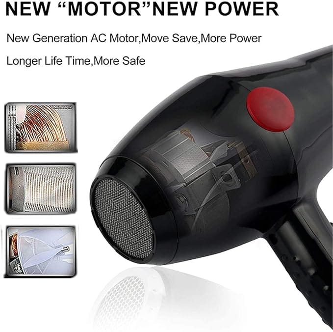 Choaba Hair Dryer, 2000 Watts Professional Hot and Cold Hair Dryers with 2 Switch for Men and Women