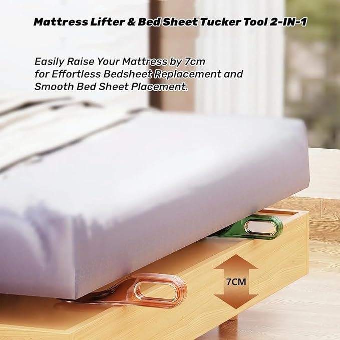 Mattress Lifter Tool, Bedsheet Tucker Tool,Bedsheet Mattress Lifter Stand,Bed Lifter Helps Lift
