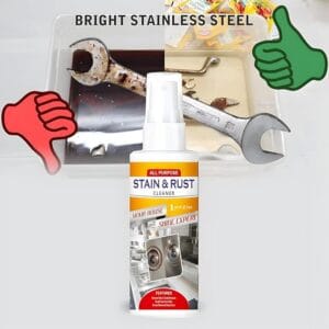 Stain and Rust Cleaner Spray Powerful Formula for Spotless Shine Rust Stains Cleaning
