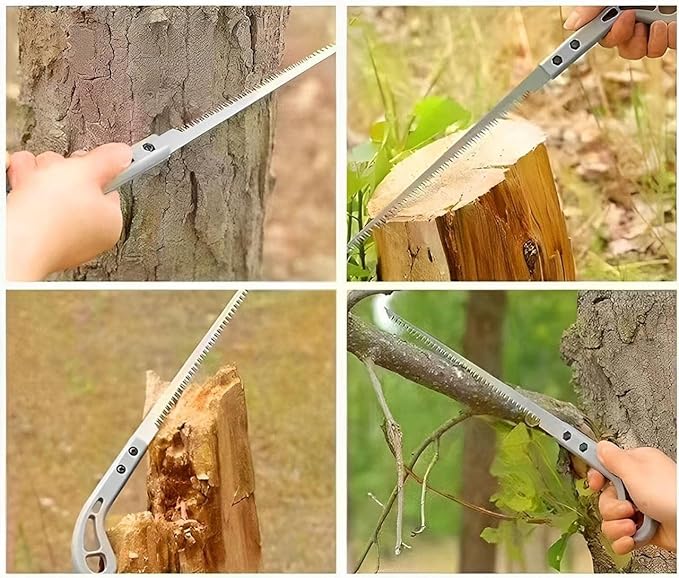 Wood Cutter Saw Portable Hand Saw Home Manual Pruning Hacksaws Garden Folding Best for Camping, Gardening,Hunting Cutting Wood,PVC,Bon.