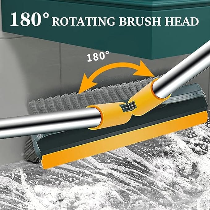 3 in 1 Bathroom Cleaning Brush Tiles Cleaning Brush Bathroom Brush with Long Handle