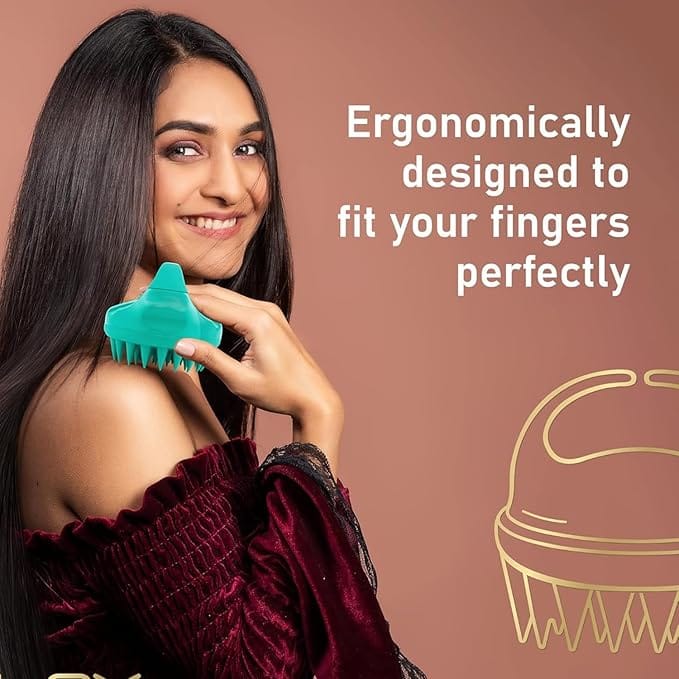 Hair Scalp Massager Shampoo Brush With Soft Silicone Bristles For Anti Dandruff, Exfoliating With Scalp Care Manual Head Massager For Men, Women