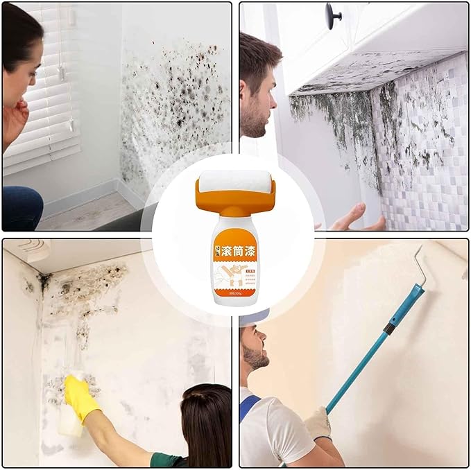 Wall Repair Roller Paint Household Supply Cleaning Tool Water Based Latex DIY Renovation with Roller