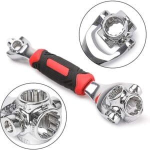 Multi function 48-in-1 tiger wrench spanner kit with Spline Bolts Torx 360 Degree 6-Point