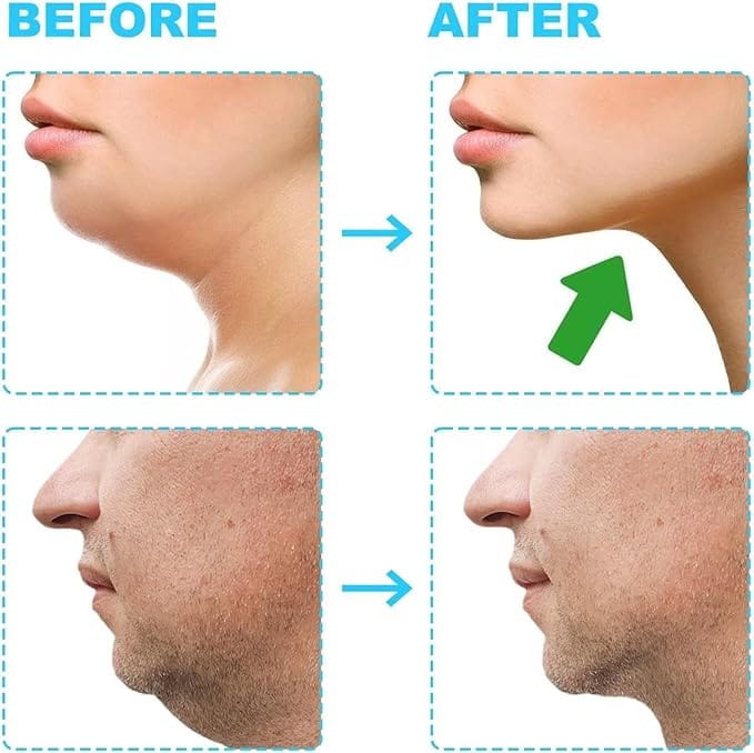 Jawline Exerciser Jaw Face And Neck Exerciser Jawline Exerciser Tool Men Slim and Tone