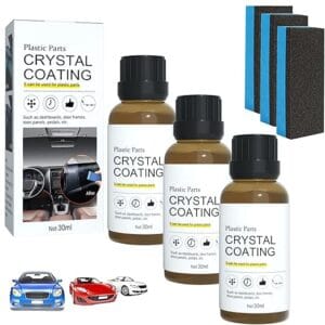 Crystal Coating for Car, Plastic Parts Refresher, Great Gloss Protection