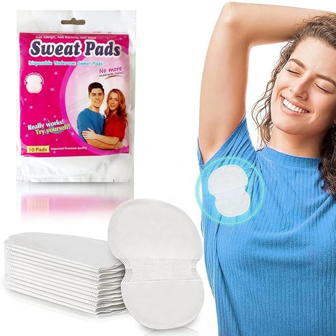 Sweat Pads - Disposable Underarm Sweat Pads(10 Pads)