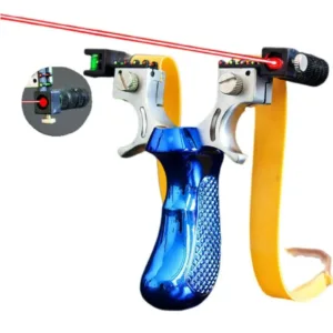 Gulel Adjustable Laser Guided Sling Shot Beginner Youth for Outdoor Recreational, Fishing and Fitness Toy Set Camping,Rock Climbing,Professional