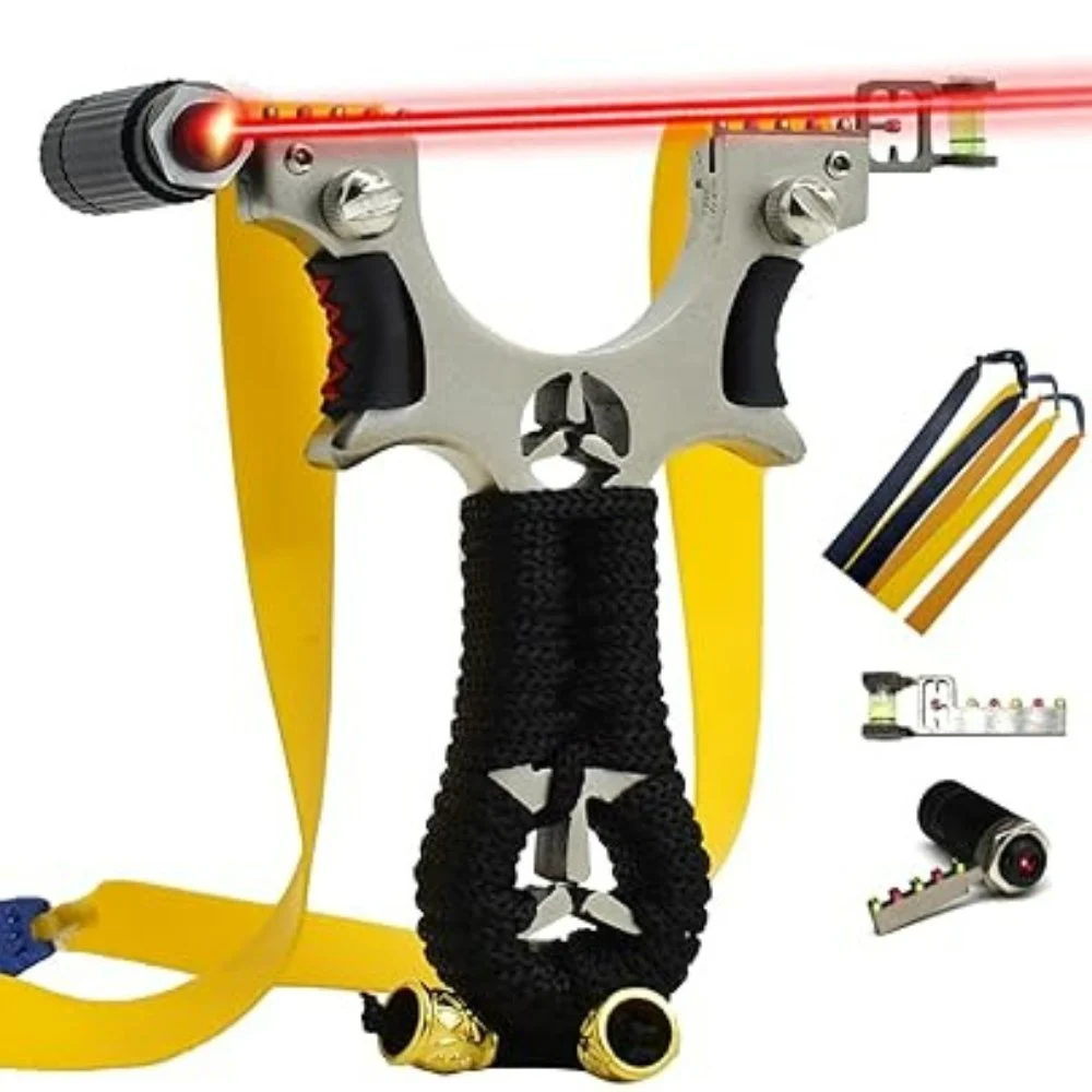 Sling Shot with Rubber Band Laser Guided Slingshot Gulel Toy