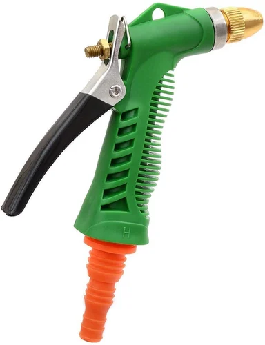 High Pressure Water Spray Hose Pipe Gun for Car Washing, Gardening and Cleaning, Green-1